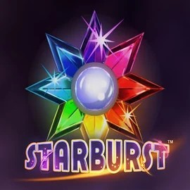Official Slots logo: Starburst by NetEnt at Spinko Casino